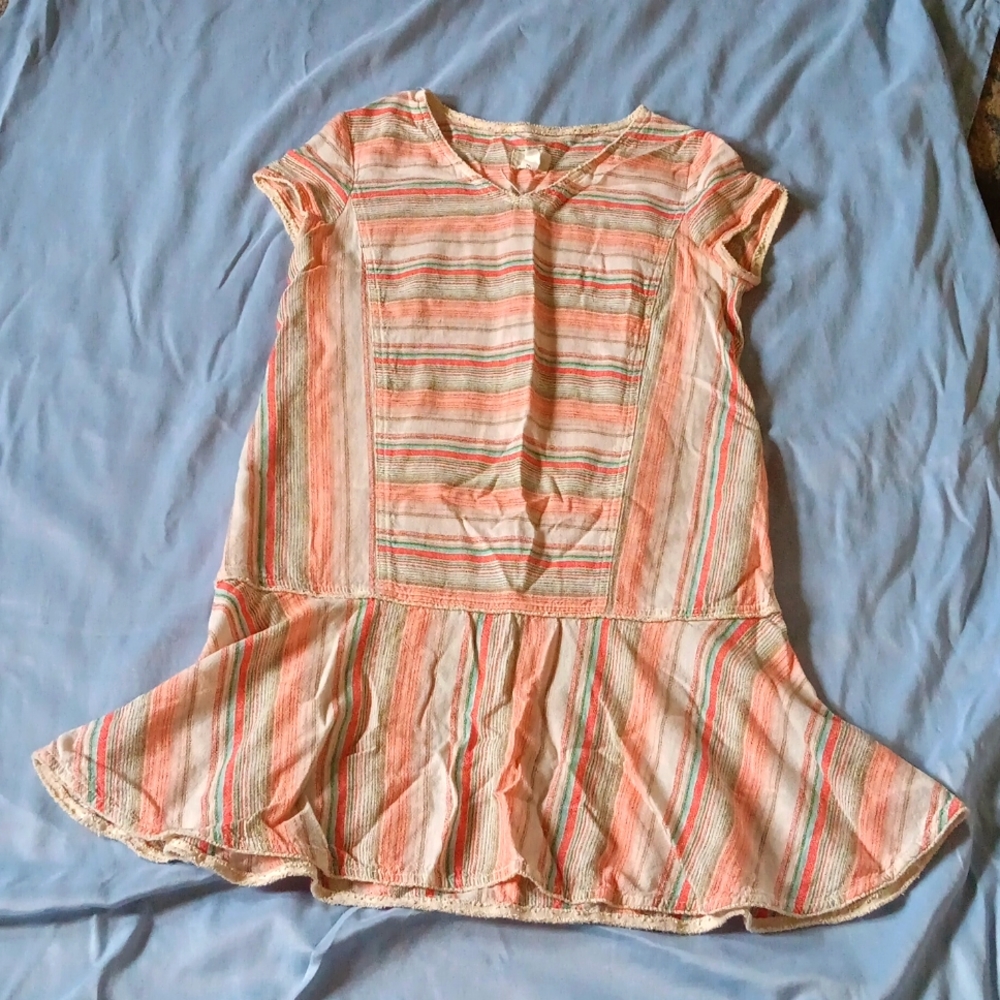 Caslon size S boho striped dress
